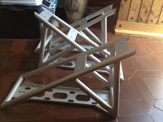 Aquatic chair for adaptive surfing in competition