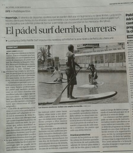 El paddlesurf derriba barreras El paddlesurf derriba barreras