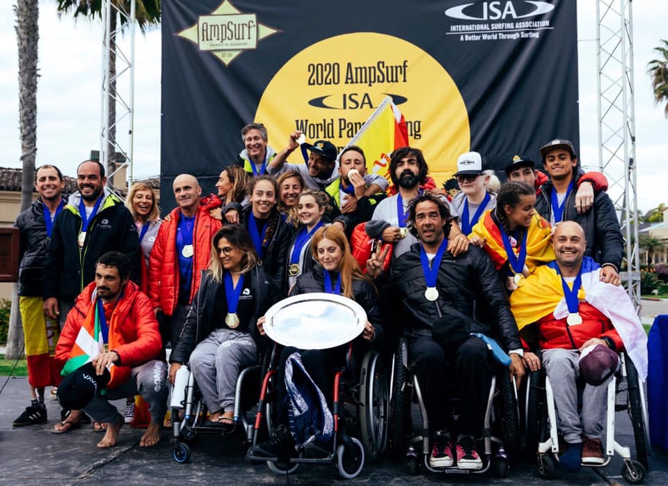 Histórico oro para el equipo de España en los AmpSurf ISA World 2020 Histórico oro para el equipo de España en los AmpSurf ISA World 2020