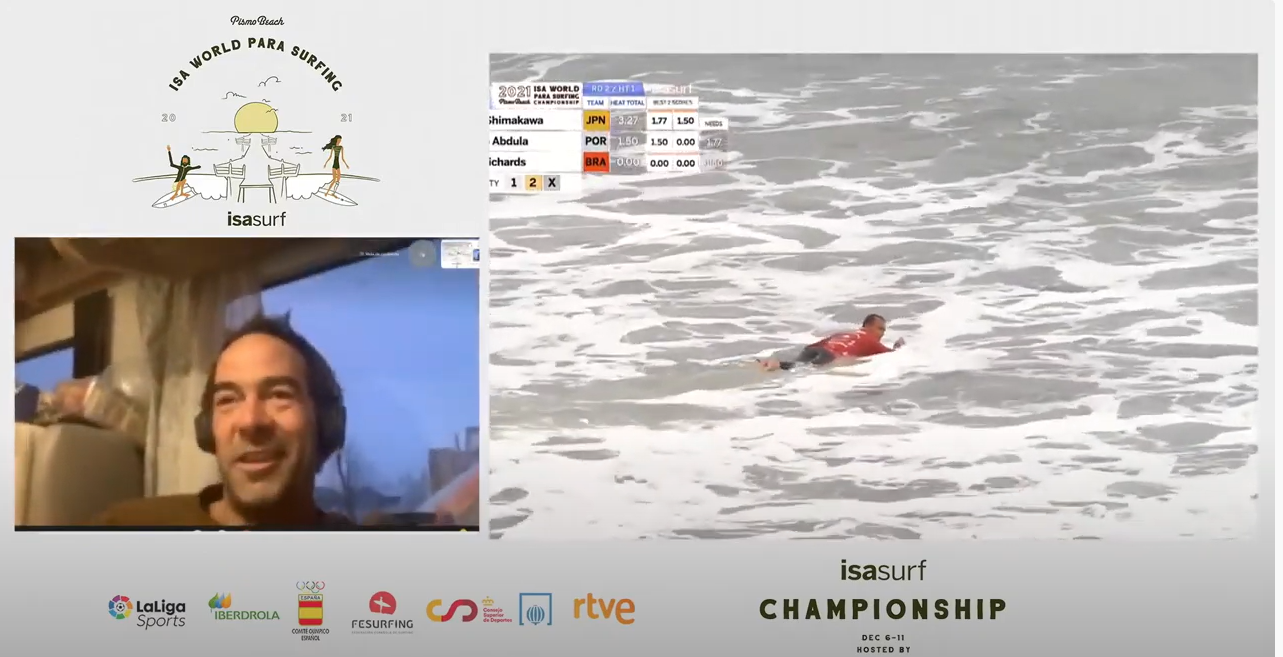 INTERESANTE ENTREVISTA EN ISA WORLD PARASURFING 2021