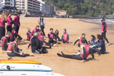 Éxito del ParaSurfing Camp — Zarautz Mayo 2022